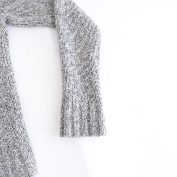 Theory Grey Knit Button Up Cardigan Size Medium - Picture 5 of 12